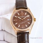 Swiss Copy Vacheron Constantin Fiftysix TW 4600e Diamond Rose Gold Watches